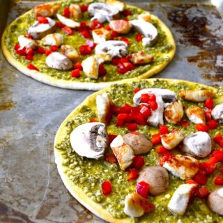 Pesto Chicken Pizza