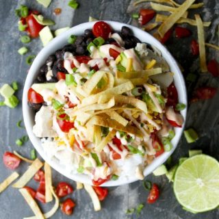 Seasoned Black Beans and Loaded Tex Mex Bowls, healthy, easy, and perfect for a weeknight!