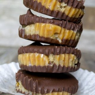 Sun Butter Caramel Cups #glutenfree www.maebells.com