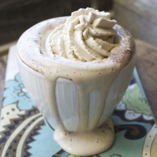 Dark Chocolate Cocoa with Espresso Whipped Cream