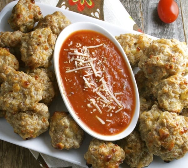 Easy Italian Sausage Balls Maebells