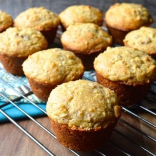 Honey Pecan Muffins are the perfect breakfast and totally gluten free! #honeyforholidays www.maebells.com