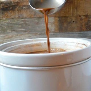 Slow Cooker Peppermint Mocha Cocoa, so easy and festive!