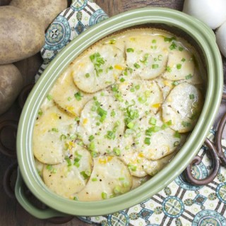 Cheddar Ranch Au Gratin Potatoes