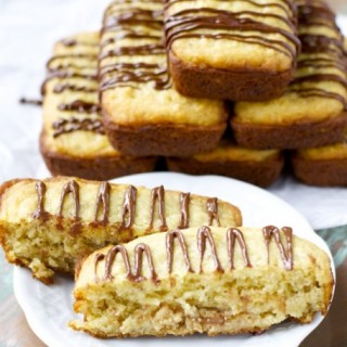 Gluten Free Banana Bread with Peanut Butter Cream