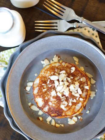 Soft and fluffy gluten free Banana Buttermilk Pancakes are the ultimate weekend breakfast!