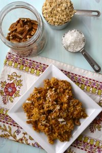 Toasted Coconut Granola Clusters