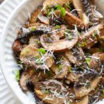 Italian Baked Mushrooms (low carb + keto)