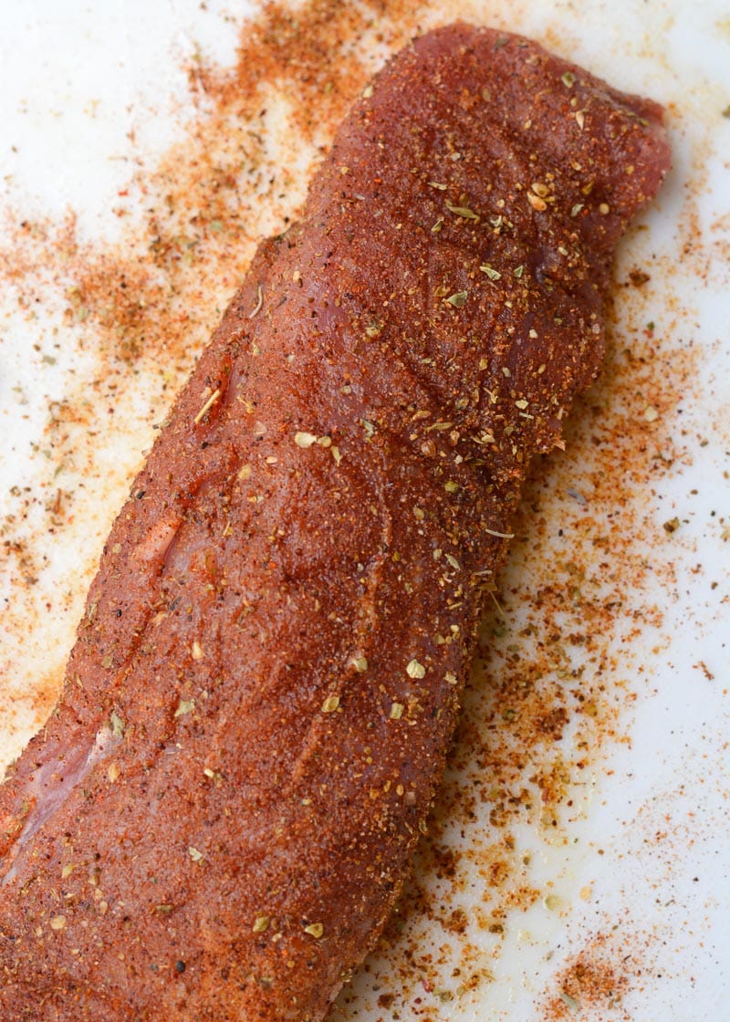 This easy Smoked Pork Tenderloin is flavored with the most amazing homemade dry rub, then slow cooker to perfection on the grill!