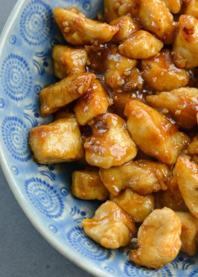 My easy Spicy Kung Pao Chicken recipe is way better than take out, and completely gluten free! Your family will love this flavorful kung pao chicken.