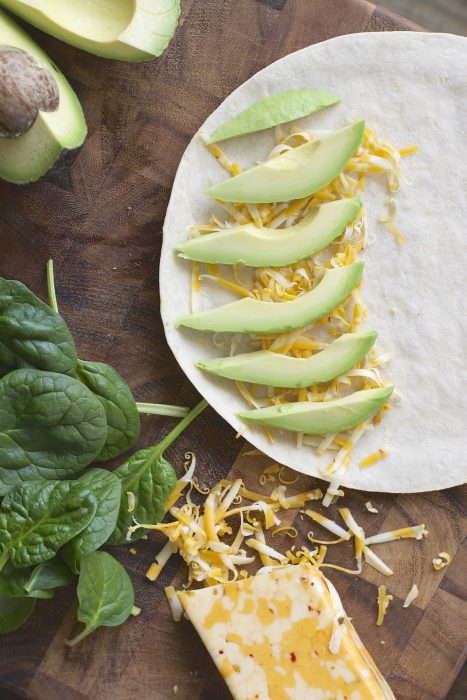 This Avocado Quesadilla is a simple six ingredient meal! A healthy, hearty dinner perfect for busy nights!