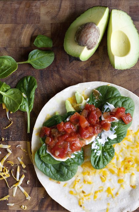 This Avocado Quesadilla is a simple six ingredient meal! A healthy, hearty dinner perfect for busy nights!