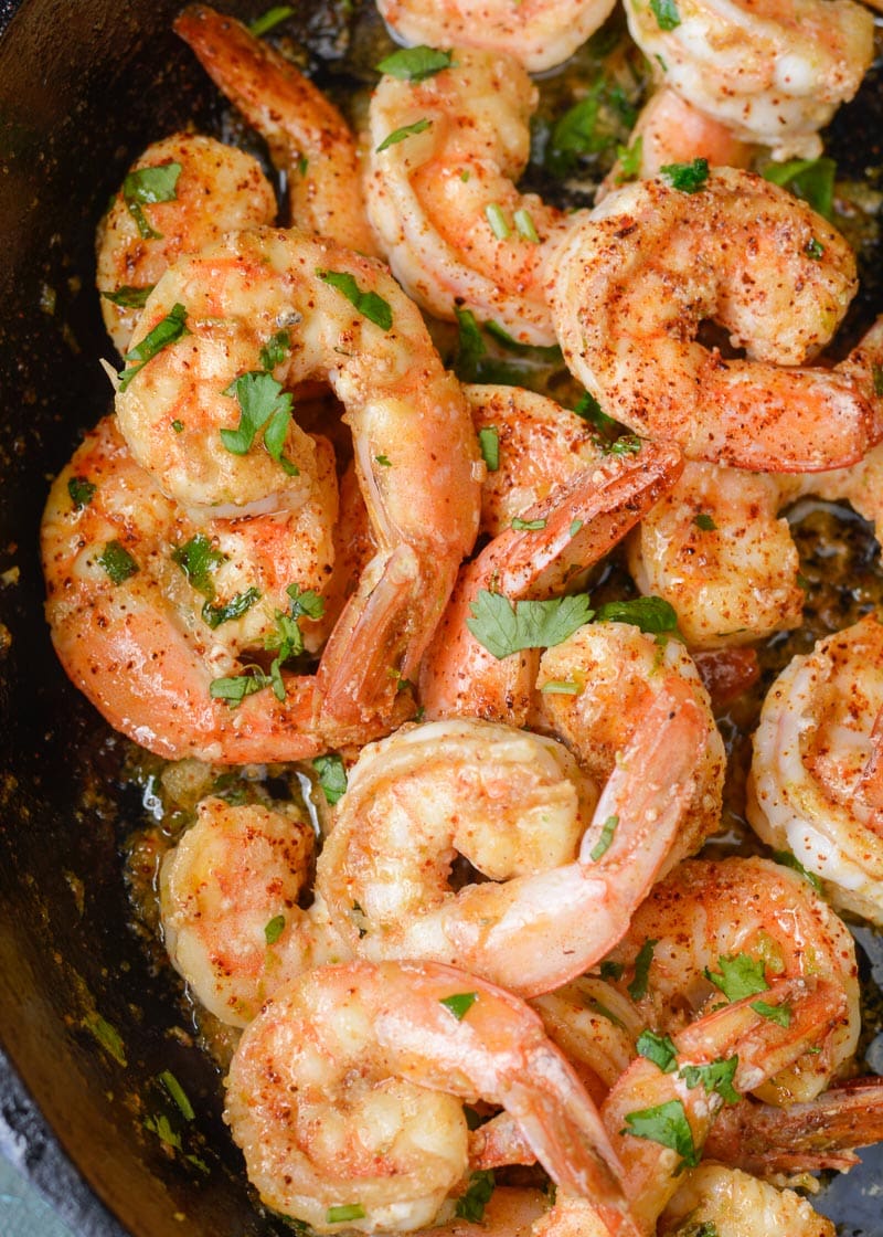 This Cilantro Lime Shrimp and Cauliflower Rice is low calorie, low carb, keto-friendly and packed with flavor! This is a 20 minute meal your entire family will love!