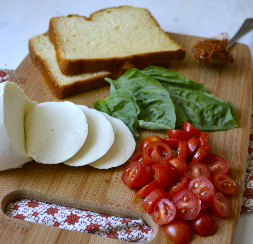Fresh Tomato, Mozzarella and Basil Panini Maebells
