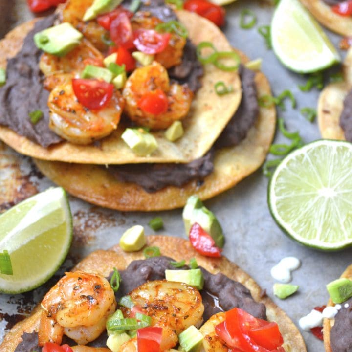 Cajun Shrimp Tostadas