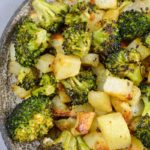 Lemon Dijon Roast Potatoes and Broccoli