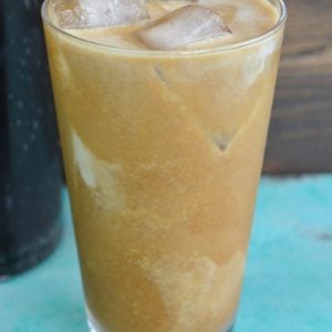 This Simple Iced Coffee is made using cold brew coffee. Learn just how easy it is to make a perfect large batch of iced coffee for a fraction of the coffee house price!