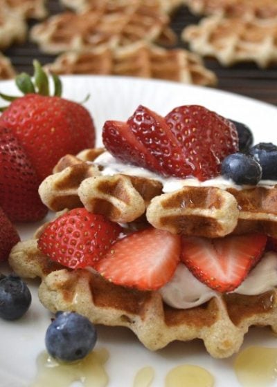 Banana Nut Waffles
