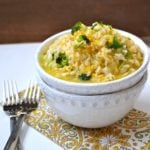 Creamy Broccoli Cheddar Rice