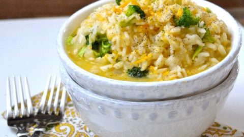 Creamy Cheddar Broccoli Rice