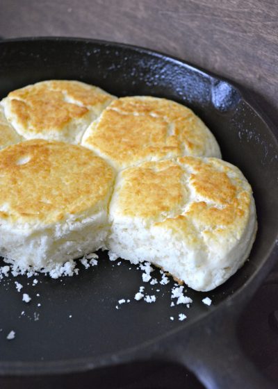 PERFECT Gluten Free Buttermilk Biscuits! These light and fluffy gluten free biscuits are loaded with buttery flavor! You'd never guess they are gluten free!