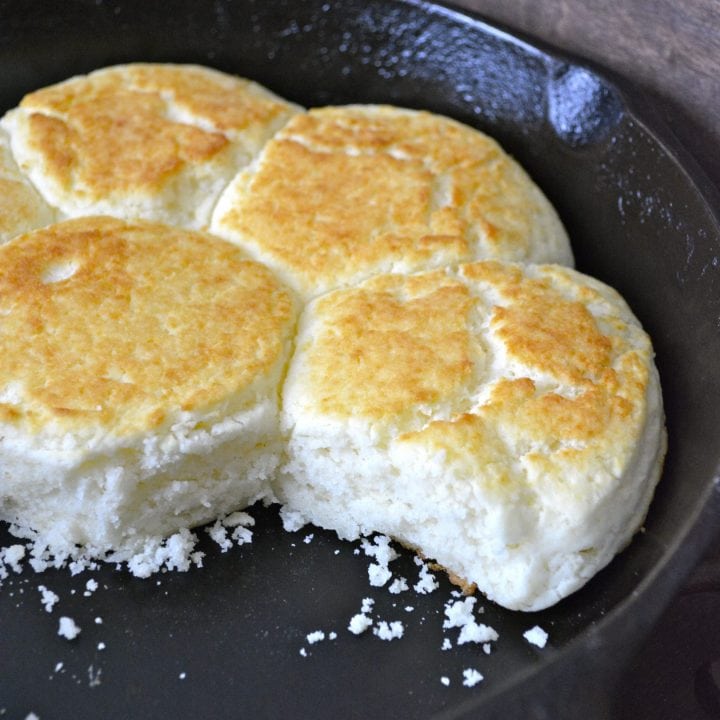 PERFECT Gluten Free Buttermilk Biscuits! These light and fluffy gluten free biscuits are loaded with buttery flavor! You'd never guess they are gluten free!