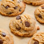 Flourless Peanut Butter Chocolate Chip Cookies (keto + low carb)
