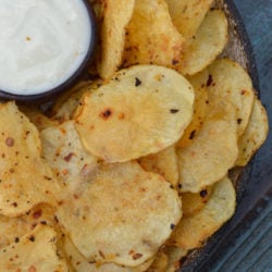 Learn how to make deliciously crispy, crunchy Homemade Potato Chips! 