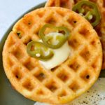 Jalapeño Cheddar Cornbread Waffles