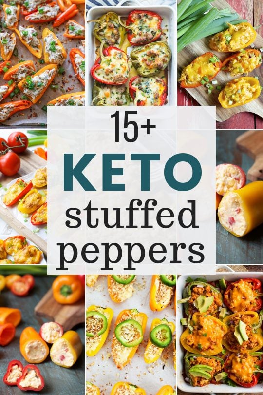 These Easy Low Carb Stuffed Pepper Recipes are loaded with flavor and perfect for keeping in line with your keto or paleo diet! 