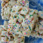 Cake Batter Bars (Gluten Free Cereal Bars)