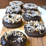 Dark Chocolate Coconut Mocha Donuts