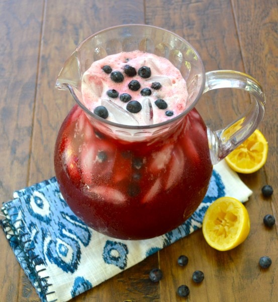 Easy Blueberry Lemonade