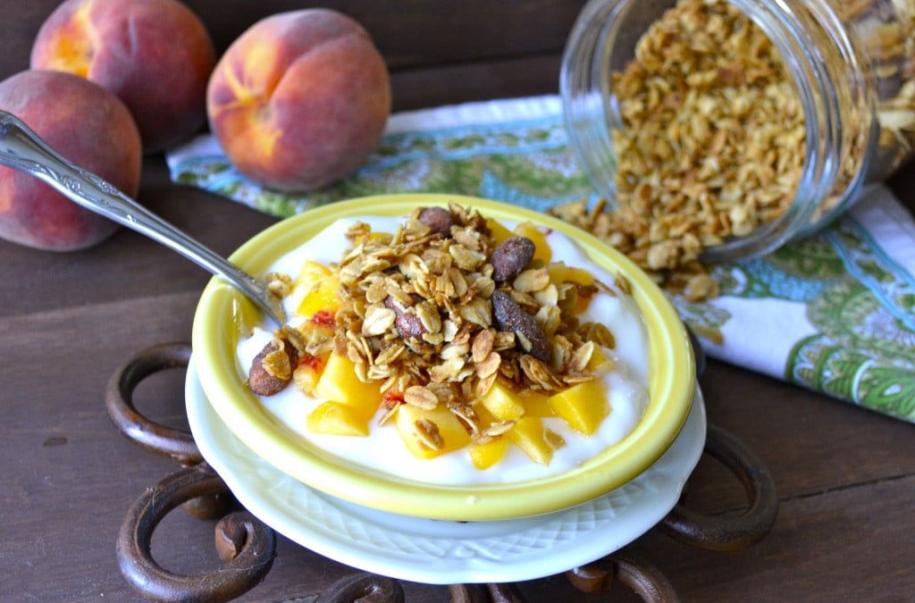 Honey Vanilla Almond Granola, healthy and delicious!!