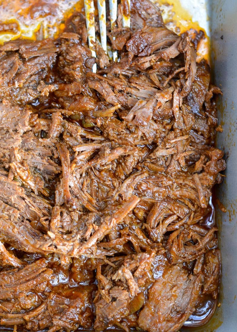 This easy Mexican Shredded Beef is naturally low carb and keto-friendly! This easy beef recipe can be made in the slow cooker or Instant Pot! 