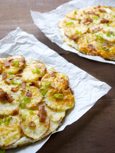 What can be better than potatoes, bacon, ranch and cheese?! All the things you love about a Loaded Baked Potato in Pizza form! 