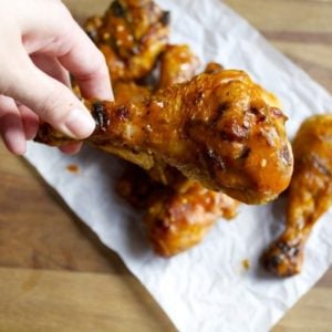 Smoked Buffalo Drumsticks, bet you can't eat just one! Ready in under 30 minutes! #glutenfree