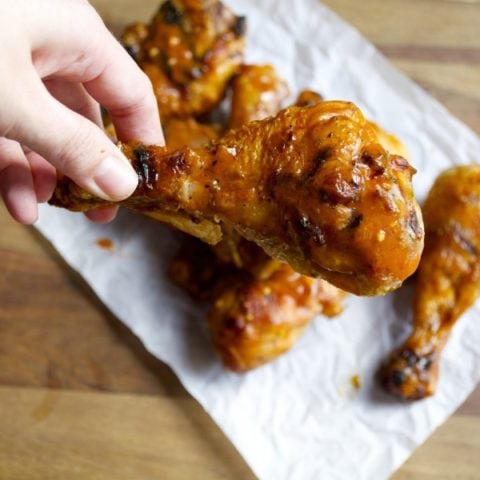 Smoked Buffalo Drumsticks, bet you can't eat just one! Ready in under 30 minutes! #glutenfree