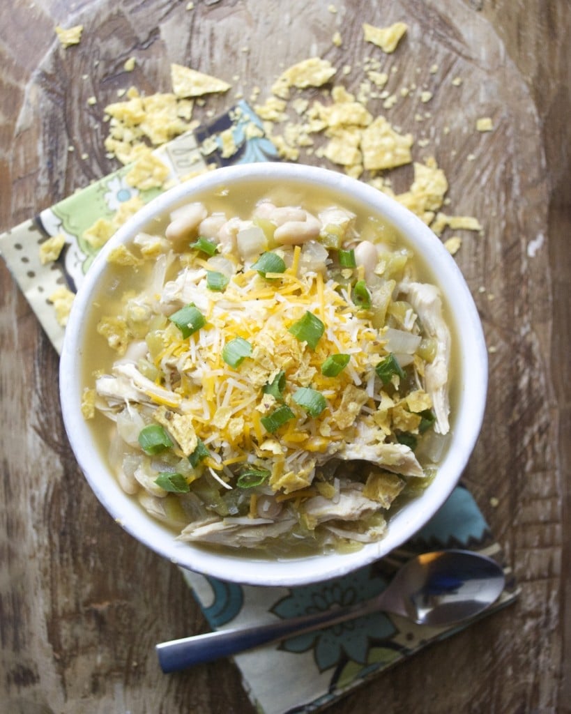 Slow-Cooker Crockpot White Chicken Chili