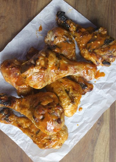 Drumsticks are smoked until they are perfectly tender then tossed in a tangy buffalo sauce! Ready in under 30 minutes!