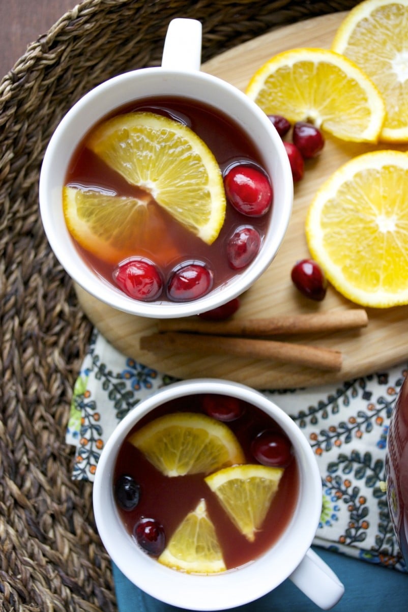 Cranberry Pineapple Spice Tea, wonderfully comforting spice tea perfect for winter!