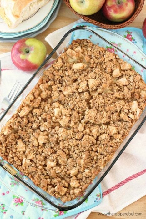 Overnight Apple Crisp French Toast 