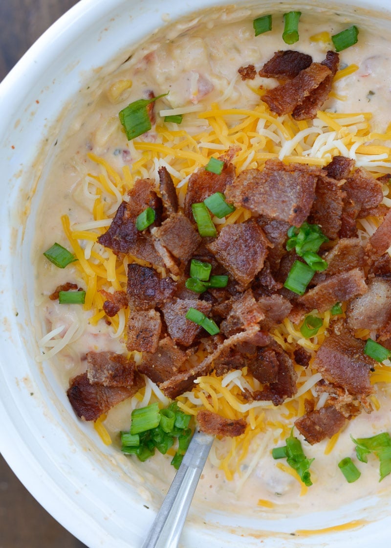 3-Ingredient Crock Pot Corn Dip