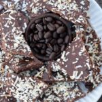 Coconut Mocha Bark (keto + low carb)