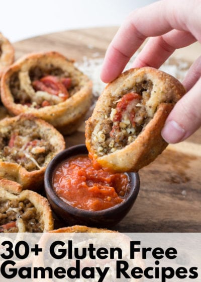 This list of 30+ gluten free game day recipes are some of my favorites! With these recipes, you'll be able to please a crowd and keep to your gluten free diet!