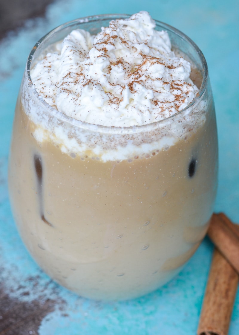 Skip Starbucks and make your own Iced Vanilla Chai Latte at home! This simple drink is so easy to make, and oh so refreshing! 