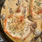 One Pan Pork Chops with Cream Sauce