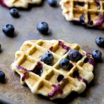 Blueberry Oatmeal Waffles (gluten free)