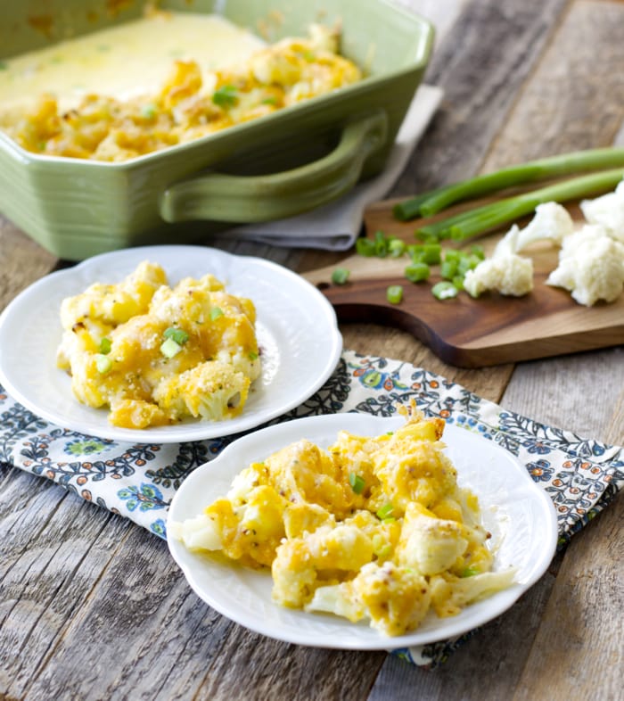 Cheesy Cauliflower Casserole Maebells