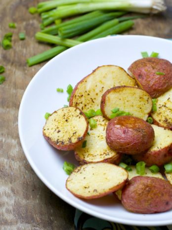Insanely easy four ingredient Creole Roast Potatoes make the perfect side dish for any meal!